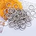Favide 1000pcs 12 mm Open Jump Rings Connectors for Birthday Boards, Valentine, Chore Boards, Arts and Crafts