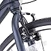 Hiland City Urban Bike for Men’s Aluminum Comfort Road City Commuter Bicycle Black Bluethumb 3