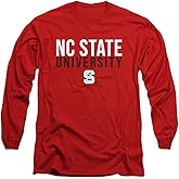 North Carolina State University Official Stacked Unisex Adult Long-Sleeve T Shirt