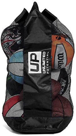 Unlimited Potential Mesh Equipment Bag - Adjustable, Sliding Drawstring Cord Closure. Perfect mesh Bag for Parent or Coach, Making it Easy to Transport and Keeping Your Sporting Gear Organized