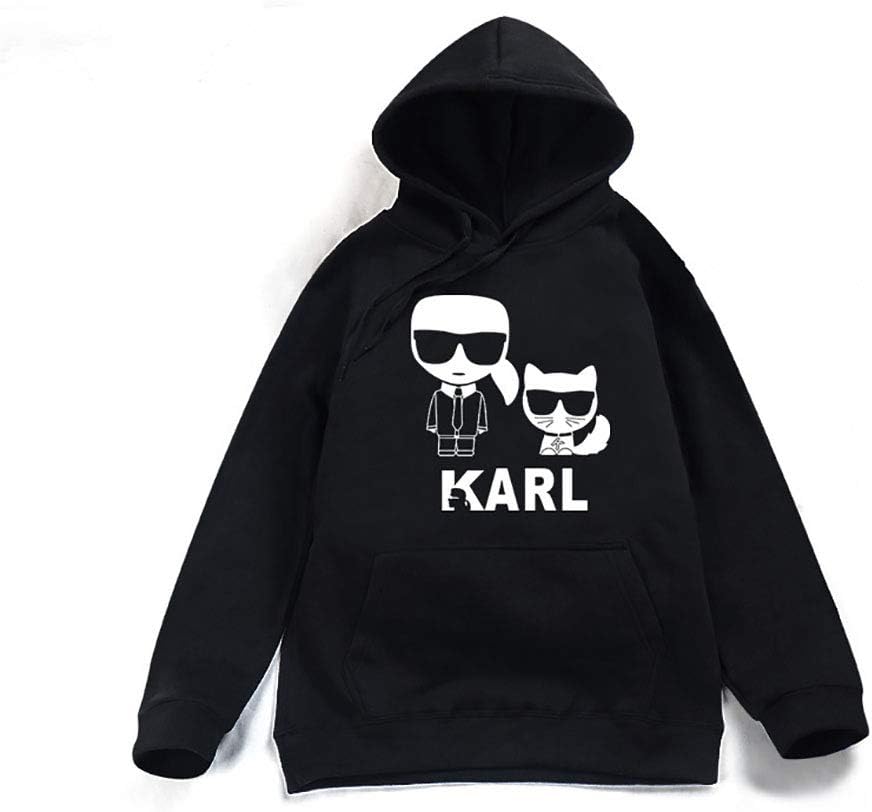 Karl Lagerfeld Hoodie Sweatshirt Sports Sweater Youth Sweatshirt Unisex Sweatshirt Casual Sweatshirt