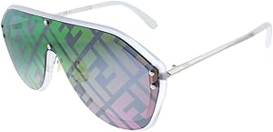 Fendi - FFM0039GS Purblmkor Shield Unisex Sunglasses - 99mm