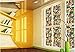 Bloss Privacy Window Film Stained Glass Window Non-Adhesive Static Cling Glass Film for Door Home Office Hotel Bathroom Living Room 17.7 Inch by 78.7 Inch