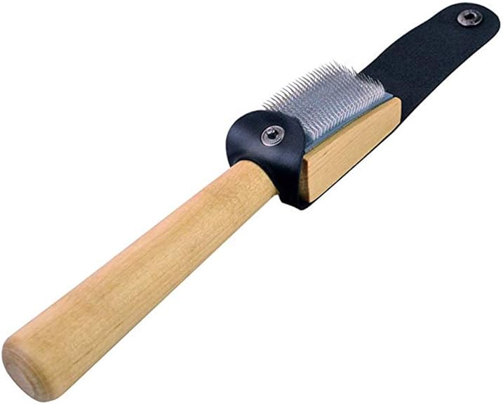 SWDZM Dancing Shoes Cleaning Brush Wooden Suede Sole Brush Wire Brush