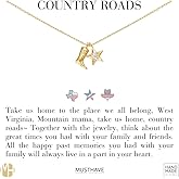 MUSTHAVE 18K Gold Plated Texas Boots and Star Necklace, Yellow Gold Color, Anchor Chain, Size 16 inch + 2 inch Extender, Gift Card, Birthday, BFF, Unisex, Cubic (Yellow Gold)