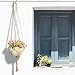 Macrame Plant Hanger Set Hanging Planter Handmade Jute Rope for Indoor Outdoor Flower Pots (Pot not Included),4legs 6 pcs of 3 Different Size-JamBer