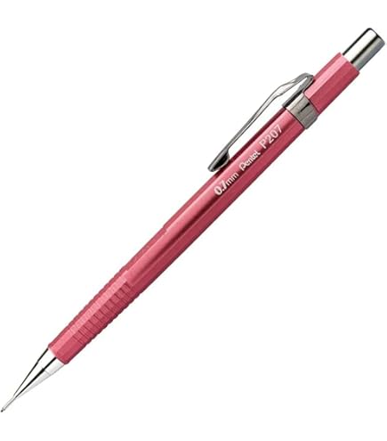 Pentel Lapiseira Sharp, corpo de cobre metálico de 0,7 mm, caixa