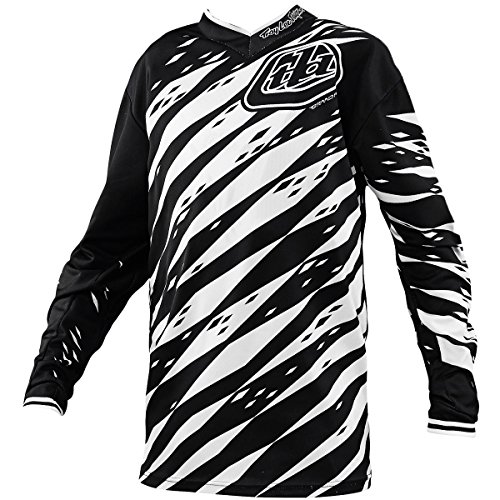 Troy Lee Designs GP Vert Boys Motocross/Dirt Bike Motorcycle Jersey - White/Black / Small
