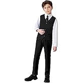 Addneo Toddler Boys Suit Kids Formal Dresswear Slim Fit Suits Tuxedo Prom Wedding