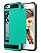 Vofolen Case for iPhone 6 Case iPhone 6S Case Wallet Cover Impact Resistant Protective Shell Shockproof Rubber Bumper Case Anti-scratches Hard Cover Skin ID Slot Card Slot Holder for iPhone 6 6S Green