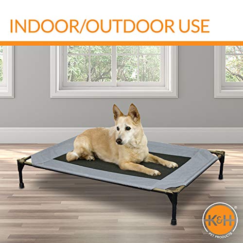 K&H Pet Products Cooling Elevated Dog Bed Outdoor Raised Dog Bed with