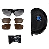 Aviation Flight Training Glasses with Frosted Interchangeable Lenses and Sunglasses