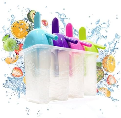Ice Pop Molds For Frozen Fruit Popsicles Plastic Pp Free With Handle Cream Tubs Tools Diy Mold