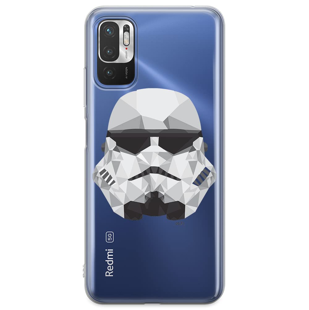 ERT GROUP mobile phone case for Xiaomi REDMI NOTE 10 5G / POCO M3 PRO original and officially Licensed Star Wars pattern Stormtrooper 008, partially transparent