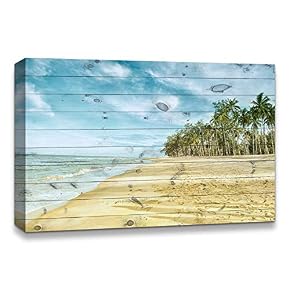 Romantic Scene of Sea Painting Artwork for Home Framed