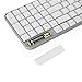 Jelly Comb MK08 Ultra Compact Wireless Keyboard and Mouse Combo Set for Windows and Android, Battery Operated, 2 AA Batteries Needed(Not Included),Silver+White