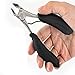 YUOIOYU Toenail Clipper Set For Thick Ingrown Nails,Stainless Steel Nail Clipper (Black)