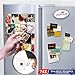 Multi-Use Adhesive Magnets by Jack Chloe,1 Magnetic Strips of 74 Magnetic Squares of 2 Different Sizes, Heavy Duty Magnets with Self Adhesive Backing, Magnetic Tape for Refrigerator and DIY Project