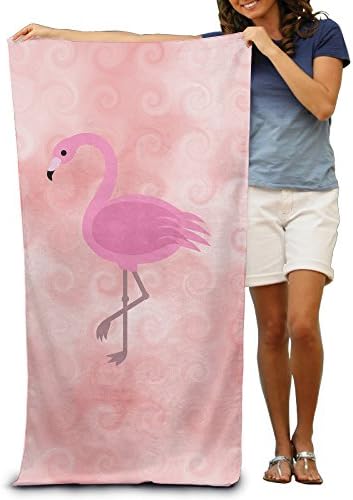 NUBIA Pink Flamingos Large Beach Towel Pool Towel Bath Towel 32*51 Inches