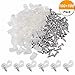 Hicarer 100 Pcs R-Type Cable Clips 1/4
