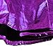 Shiny Metallic Skirt Flared Pleated Holographic A-Line Mini Skater Skirts Purple Skirt for Women