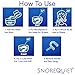 Anti Snoring Mouthpiece Custom Guard Sleep Aid Snore Stopper Solution by SnoreQuiet - Pure Pro Nighttime Mute Sleep Relief Mouthguard & Bruxism Anti Snore Device Night Guard (2018) (1 Device)