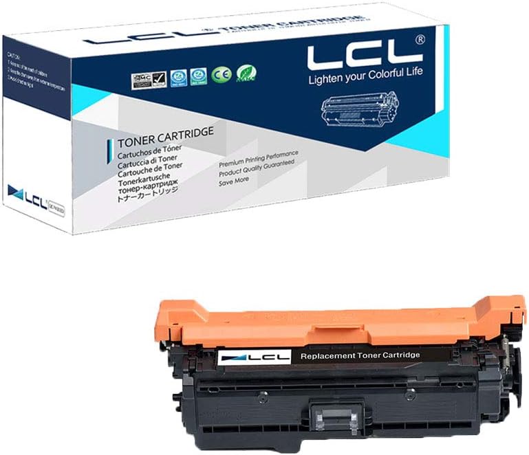 LCL Remanufactured Toner Cartridge 507X 507A CE400X CE400A (1 Black) Replacement for HP Laserjet Enterprise 500 color M551 M551N M551DN M551XH M575f M575c M575dn M570dw