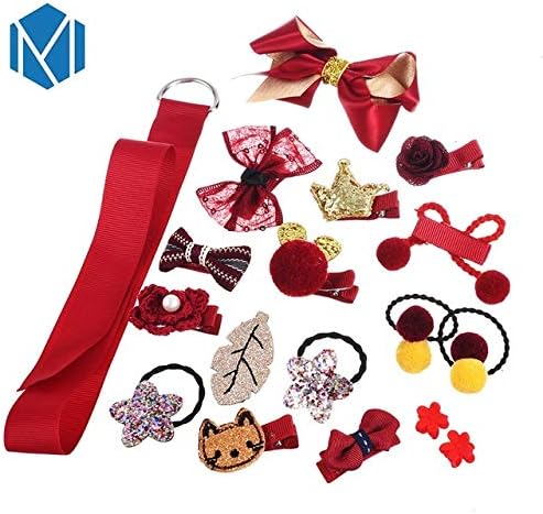 1Set=18PCS Hot Sale Headwear Set For Children (red)