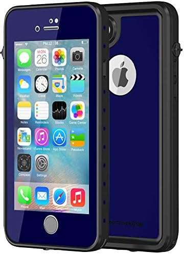 ImpactStrong iPhone 7 Plus / 8 Plus Case, Waterproof Case [Fingerprint ID Compatible] Slim Full Body Protection for Apple iPhone 7 Plus and iPhone 8 Plus (5.5 inch) - Navy Blue