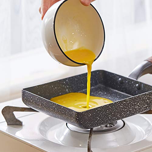 ROCKURWOK Japanese Omelette Pan Nonstick Tamagoyaki Egg Pan, Retangle