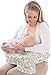 My Brest Friend Original Nursing Posture Pillow, Yellow & Green Buttercup Bliss