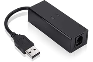 USB 2.0 Data Modem with Quick Connect/Caller ID,USB 56K External Dial Up Voice Fax Data Modem Fit for 98 SE/Win7 /XP//Vista/2