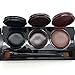 3 Color in 1 Gel Eyeliner Brown Black Coffee Eye Liner Kit Water-proof and Smudge-proof