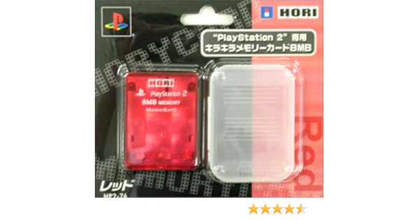 Amazon Com プレイステーション2専用 キラキラメモリーカード8mb レッド Everything Else