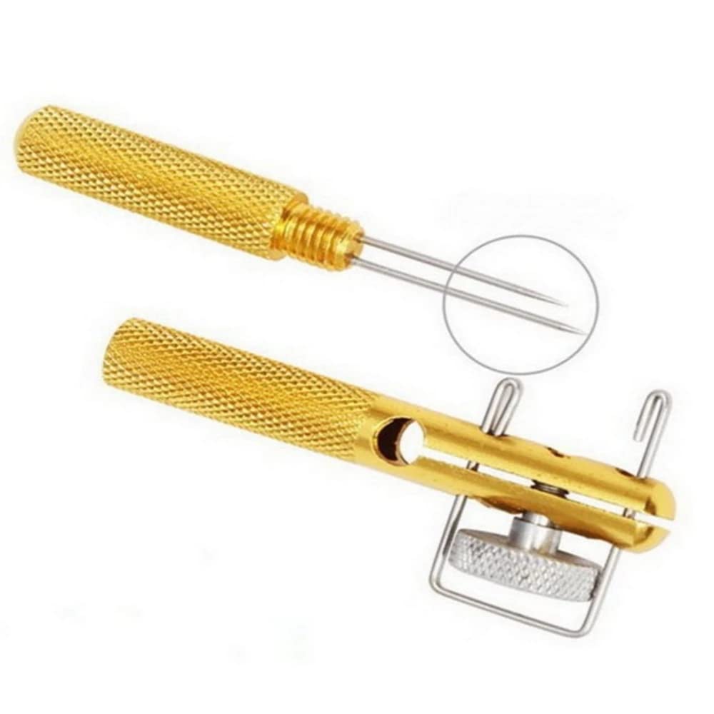 MaoNativey Manual Fish Tool Aluminum Alloy Fishing Hook Fishing Line Knot Fishing Tackle Accessory Sub-line Knot-tying Tool