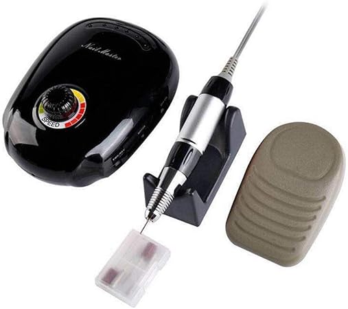 Amazon 回転 電動 電気ネイルツールセット 高速回転 サンディング ペディキュア ファイルビューティーセット 黒 Shechic 爪やすり 通販
