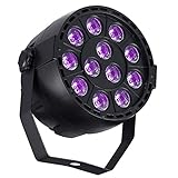 DeepDream 12W Black Light UV Blacklights DJ LED Lamp Auto Lighting Voice Control Party Halloween Spotlight Wedding