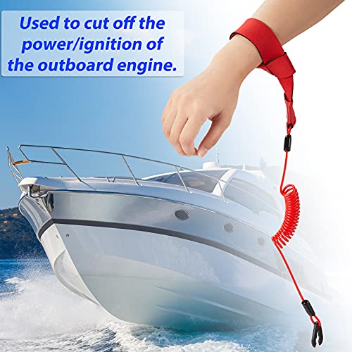 Stop Kill Safety Lanyards Floating Safety Switch Lanyards Boat Engine