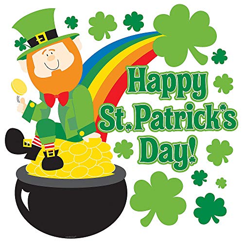 Amscan St. Patrick's Day Leprechaun And Pot Of Gold Cutout | Party Decoration