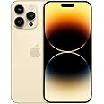 Apple iPhone 14 Pro Max, 128GB, Gold - Unlocked (Renewed)