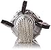 Betsey Johnson Women Handbag Gimme Some Space Rocket Ship Metallic Silver Crossbody