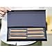 GA Homefavor 6-piece Steak Knife Set Serrated Steak Knives Collection Set Wooden Handle Gift Box
