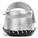 pediped Originals Betty Mary Jane (Infant),Silver,Large (18-24 Months)