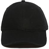 Newhattan Low Profile Baseball Cap Classic Plain Lightweight Cotton Soft Adjustable Dad Hat Unstructured Running Golf Cap