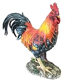 Ebros Large Rural Country Farmland Morning Crow Alpha Rooster Statue 15.25