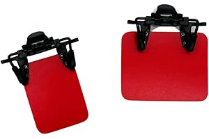 XII WANG YE XII WY 2 Packs International Standard Shooting Glasses Blinders Occluder Clip Patch Eye Mask Archery Aim Assistance