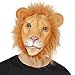 CreepyParty Novelty Halloween Costume Party Animal Head Mask King Lion (Lion new)