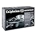 Calphalon Contemporary Hard-Anodized Aluminum Nonstick Cookware, Saucepan with Steamer Insert, 4 1/2-quart, Black