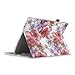 Fintie Case for iPad 6th / 5th Generation (2018 2017 Model, 9.7 Inch), iPad Air 2 / iPad Air 1 (9.7 Inch) - [Corner Protection] Multi-Angle Viewing Stand Cover with Pocket, Silk Flowers