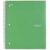Five Star Spiral Notebook, 1 Subject, College Ruled